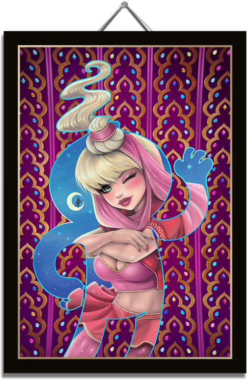 8 Billion Genies framed artwork