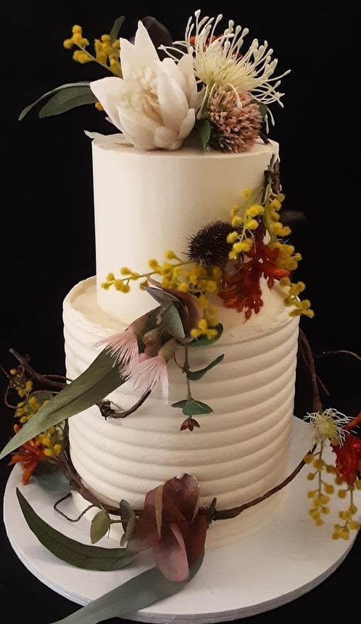 Swan Yacht Club Wedding Cake