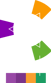 Color wheel highlighting Triadic palettes