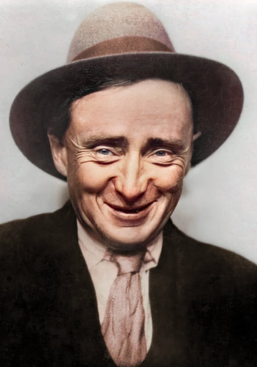 Portrait photo of Irish author Pádraic Ó Conaire
