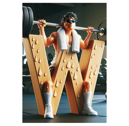 Website working out in the gym
