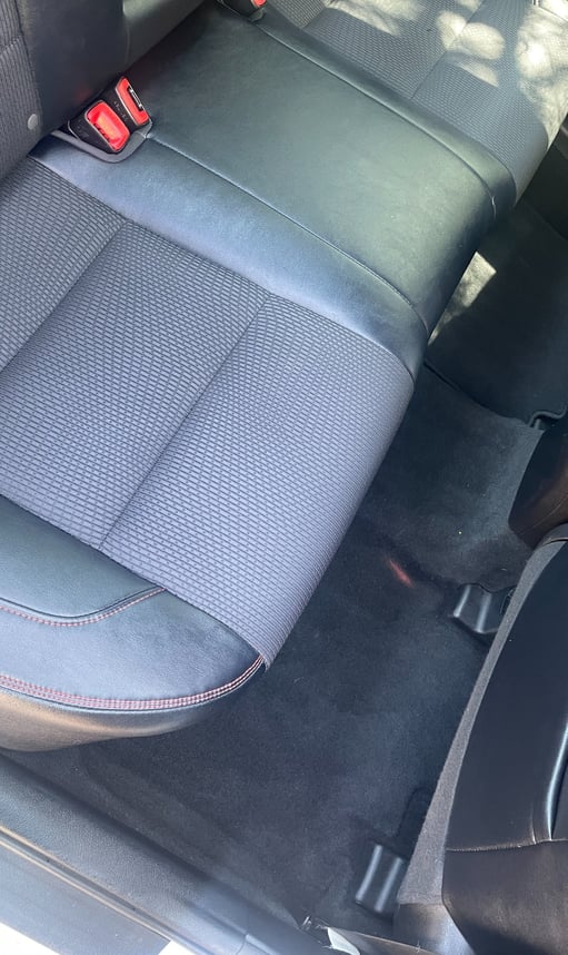 car interior clean