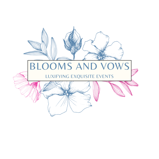 BLOOMS AND VOWS logo