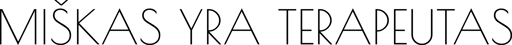 Miškas yra terapeutas / Forest is a Therapist logo