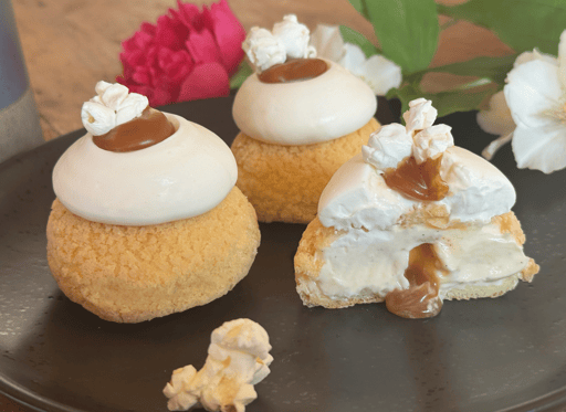 chou popcorn caramel