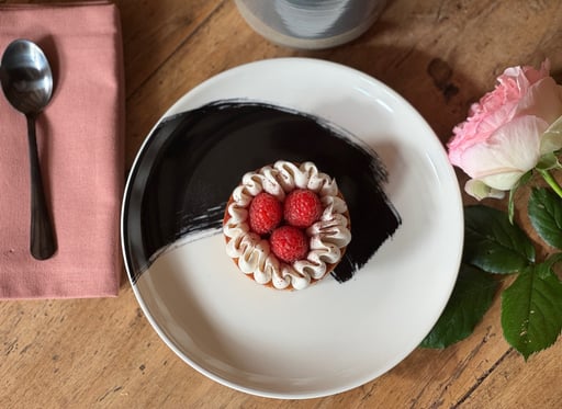 tarte hibiscus framboise