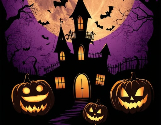 a halloween themed halloween themed halloween themed poster