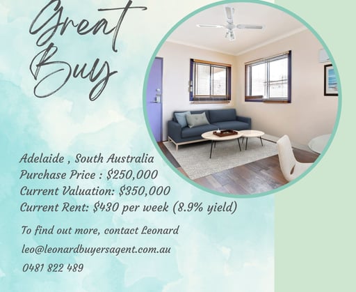 Compton St Chinatown Adelaide below 250k 9% yield