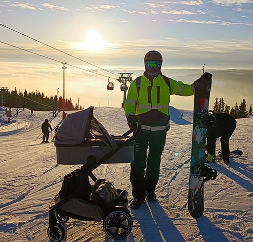 su dviejų mėnesių kūdikiu keliaujame norvegijoje