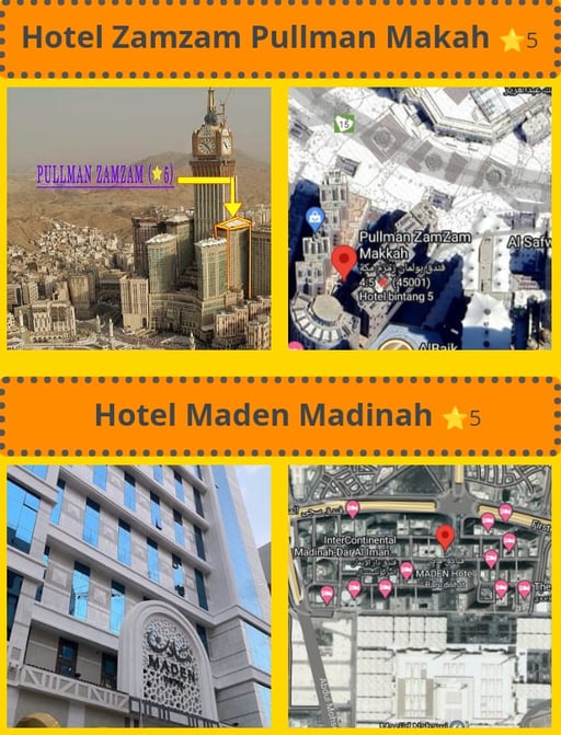 akomodasi paket umroh vip nurul hidayah wisata