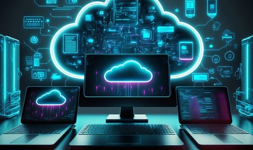 ordinateurs dans le cloud