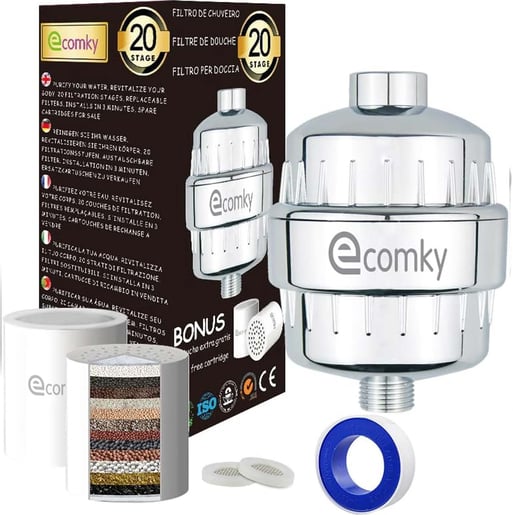 Ecomky Filtro Ducha 20 Etapas