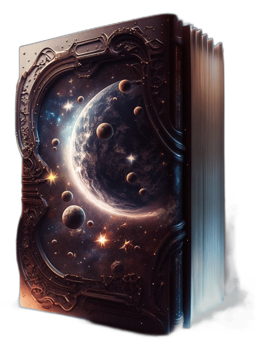 a book with a picture of a book cover
