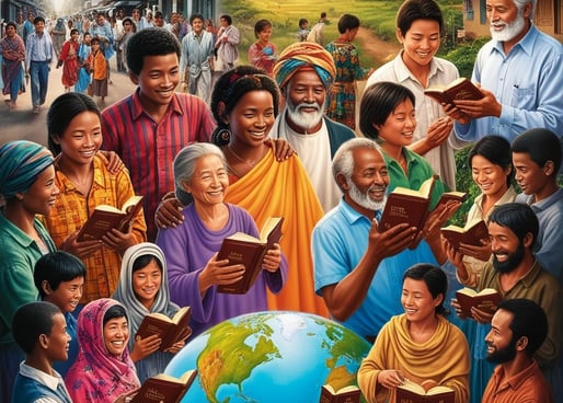 la diffusion de la parole de Dieu avec amourdivinogod spirituel avec les pot de verset biblique