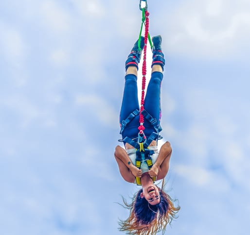 Bungee jumping in Rishikesh 