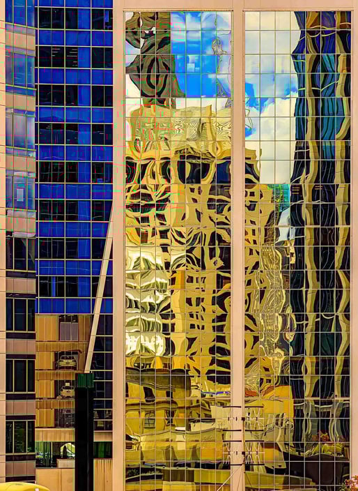 Reflection taken from high point