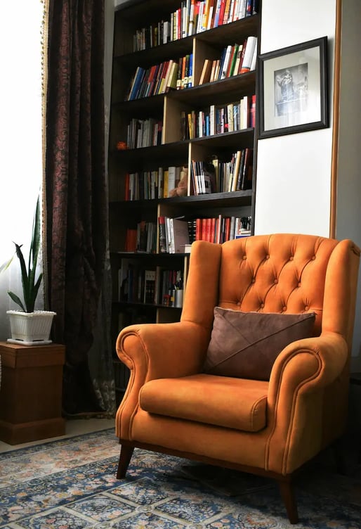 sillón de oficina de psicoterapia online Chile