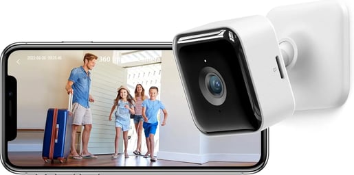 GNCC Cámara Vigilancia WiFi Interior, 1080 blanco