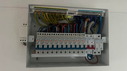 a wiring project