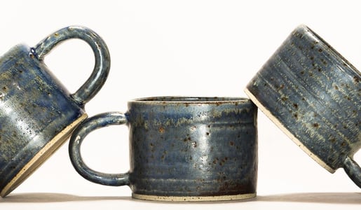 handmade cup and mugs by Perry Pottery