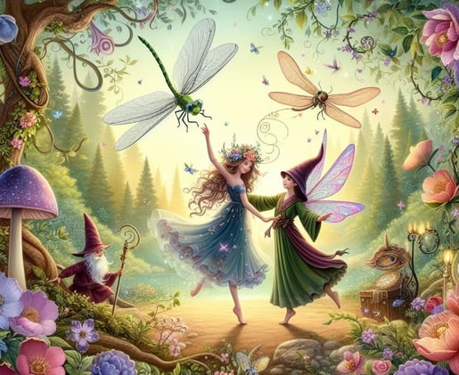 a fairy - themed picture of a fairy - tale
