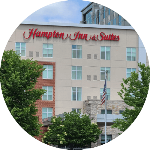 Hampton Inn concert hotel near Allstate Arena, Chicagoland