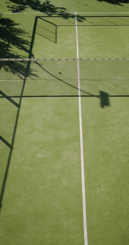 Paddle tennis court at Villa La Gratitud.