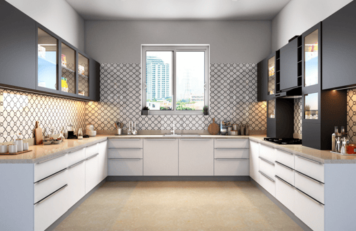 U-Shaped Kitchen Design