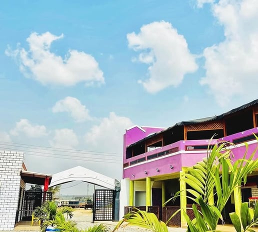 Partial Front view at the entrance of De Place @ De Beach Hotel