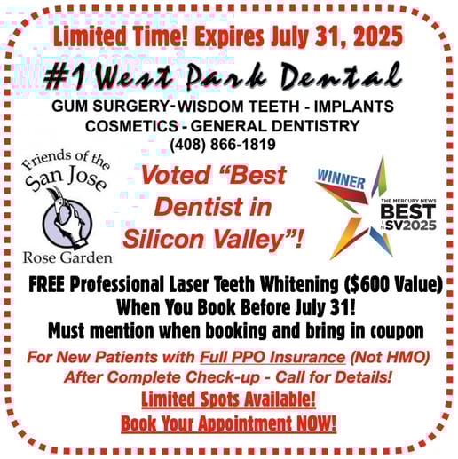 Coupon for FREE TEETH WHITENING