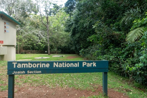 Tamborine National Park Sign