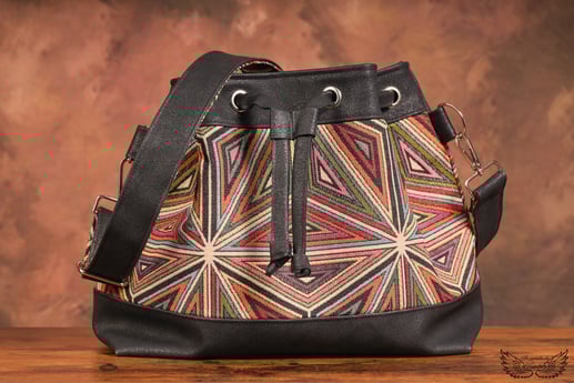 Sac seau jacquard
