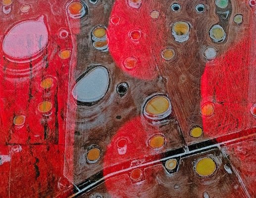 "Blenheim Palace Winter Light Show" - abstract photo by Marie Phelan