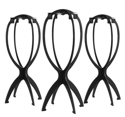 small standing wig stand
