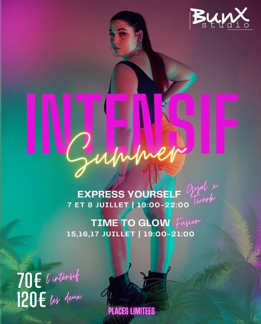 Visuel du Intensif Summer 2025 de Bunx Studio.
