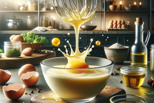 lejra whisk of eggshells being whisked 