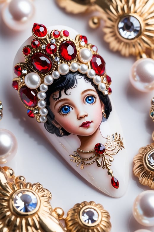 crown nail design
