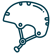 a helmeted helmet with a helmet on it