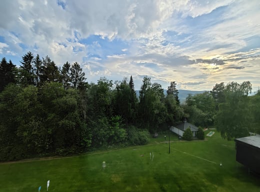 Scandic Lillehammer hotel garden view