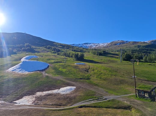 View from Myrkdalen Hotel Norway