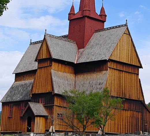 Ringebu stave church Norway