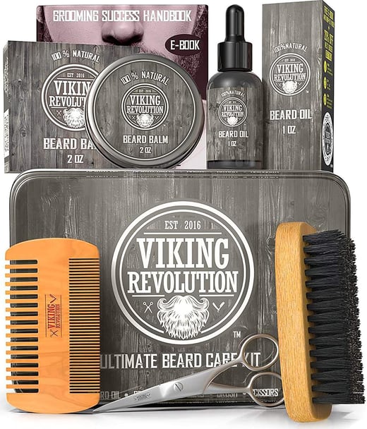 beard comb and brush