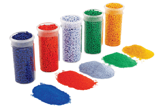 High-quality Plastic Color granules powder suppliers in India.