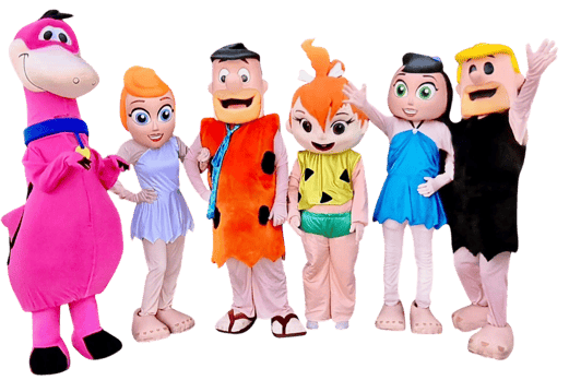 fabricacion de botargas para espectaculos infantiles de los picapiedra
