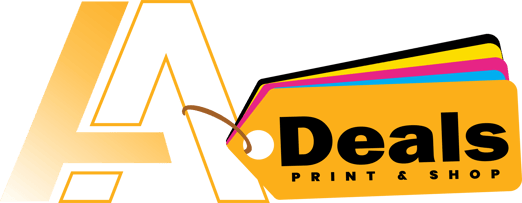AA DEALS PRINT & SHOP logo