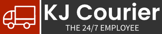 KJ Courier "The 24/7 Employee" logo