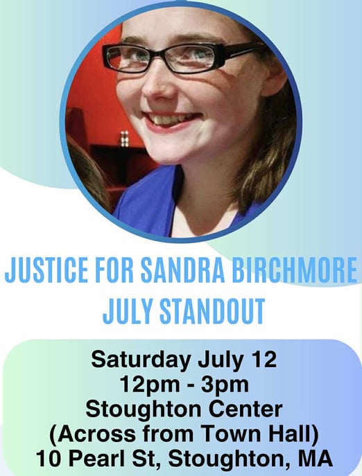 Sandra Birchmore Standout Events Justice