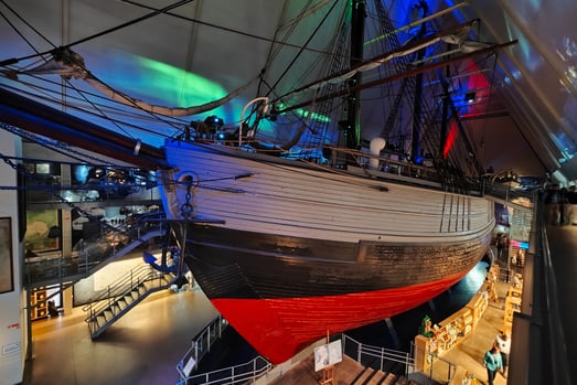 Frammuseet Fram Museum in Oslo Norway