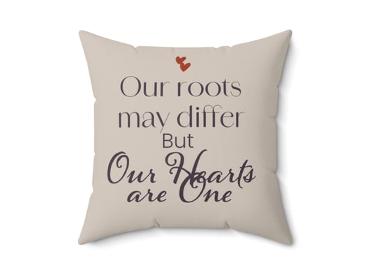 a pillow pillow with a quote on it