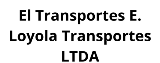 El Transportes E. Loyola Transportes LTDA logo